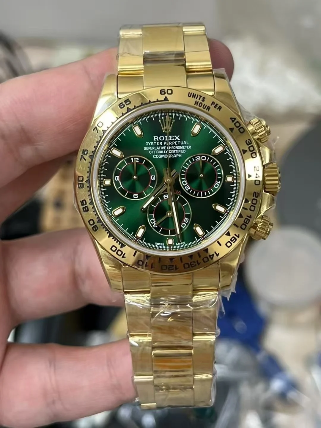 ZF's new 4130 counterweight green gold Dior